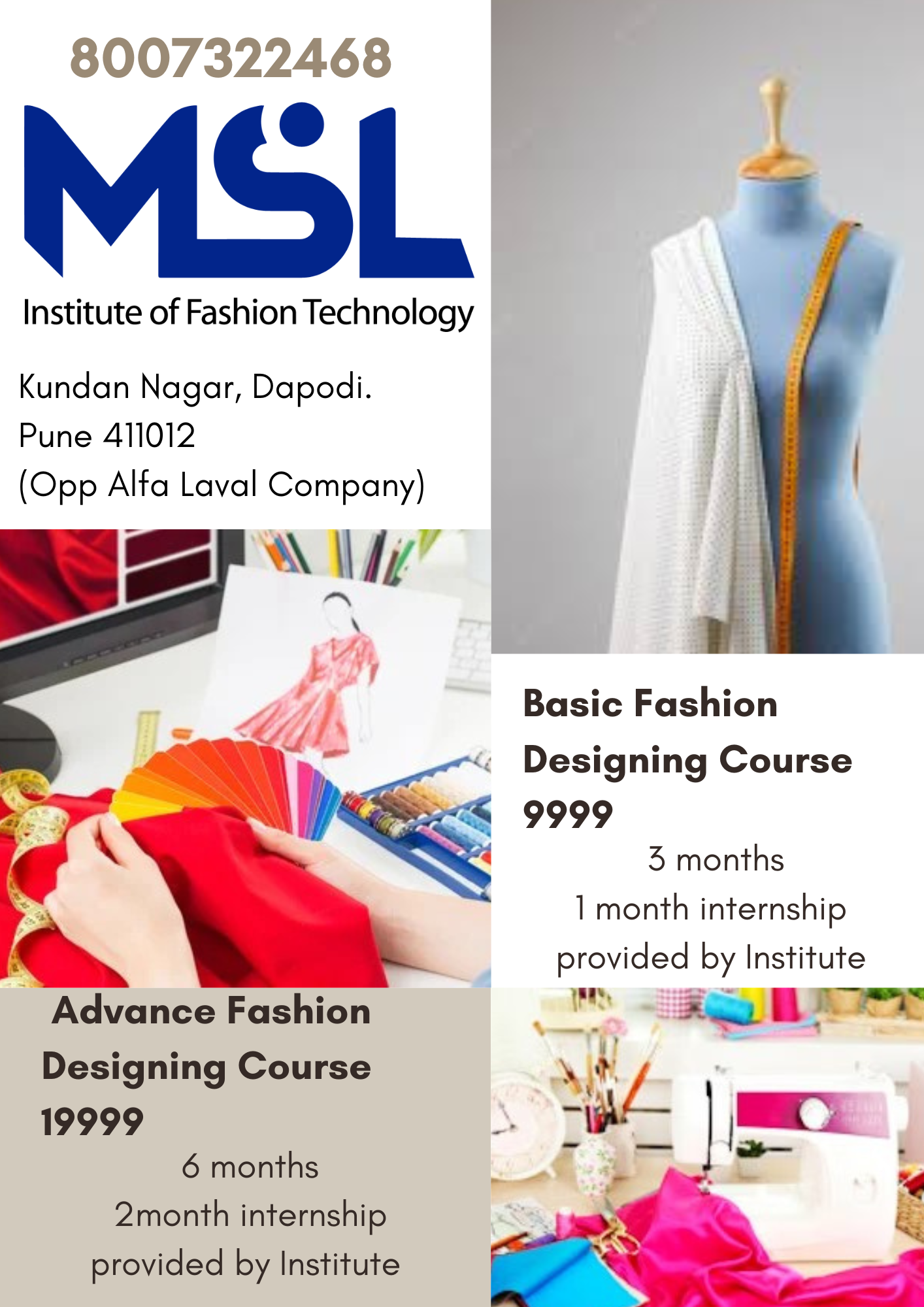 Fashion Designing course